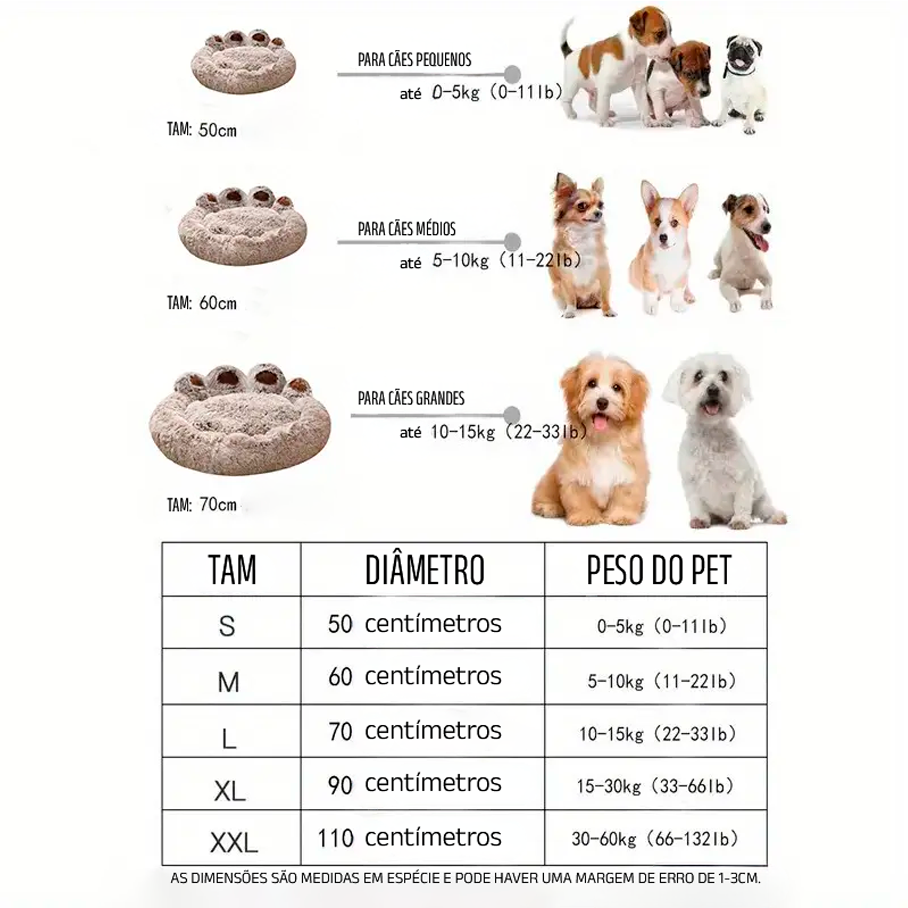 Cama para cachorro - Bedloo